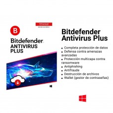 Bitdefender - Antivirus 3 usuarios / 3 años