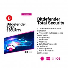 Bitdefender - Total Security 5 usuarios / 1 año